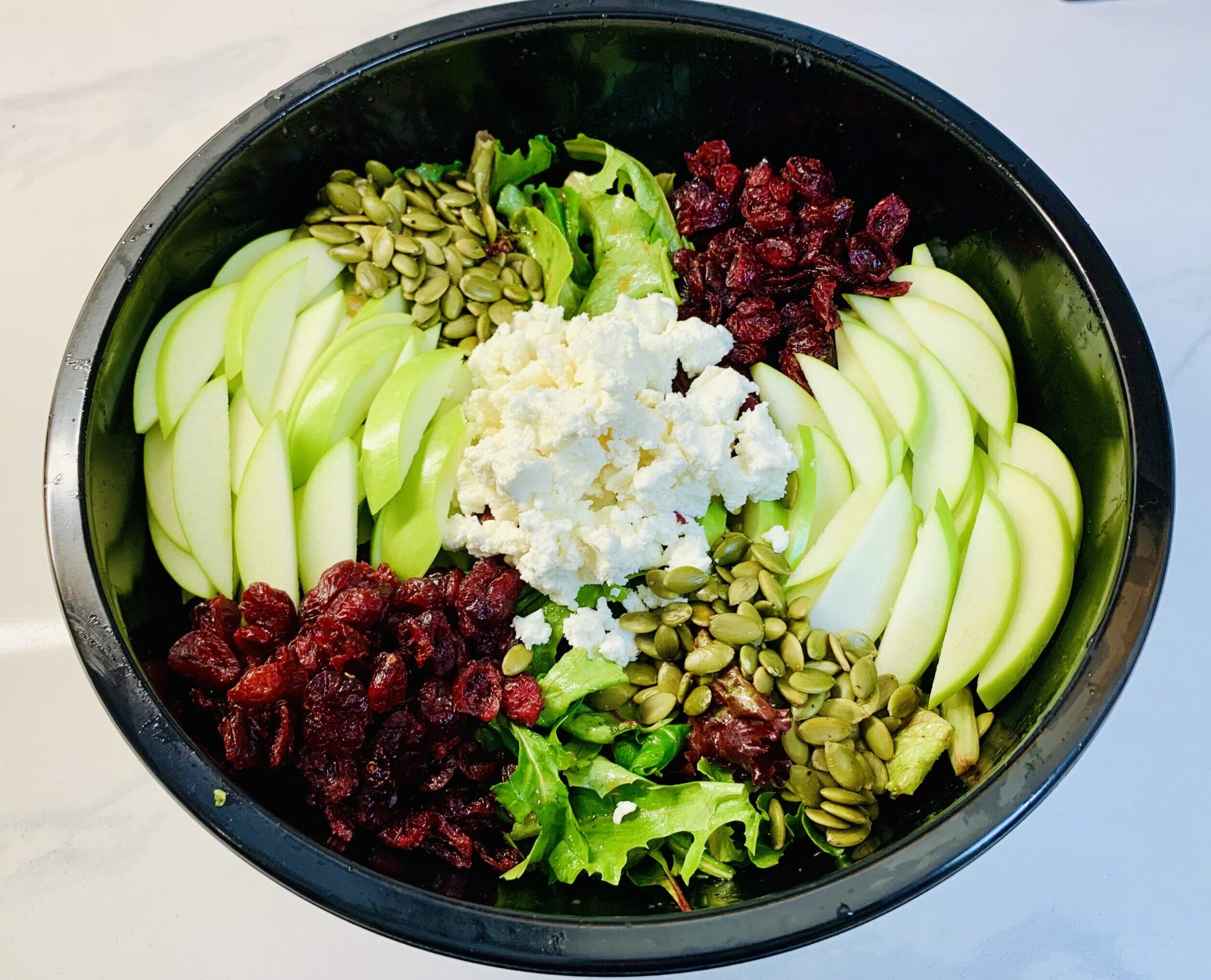 Apple-Cranberry Salad with Honey-Dijon Vinaigrette